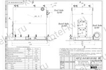 Чертеж котла на древесных отходах 0.58 МВт