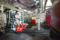 Котельный зал в блочно модульной котельной 1 МВт