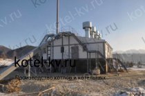 Монтаж твердотопливной модульной котельной